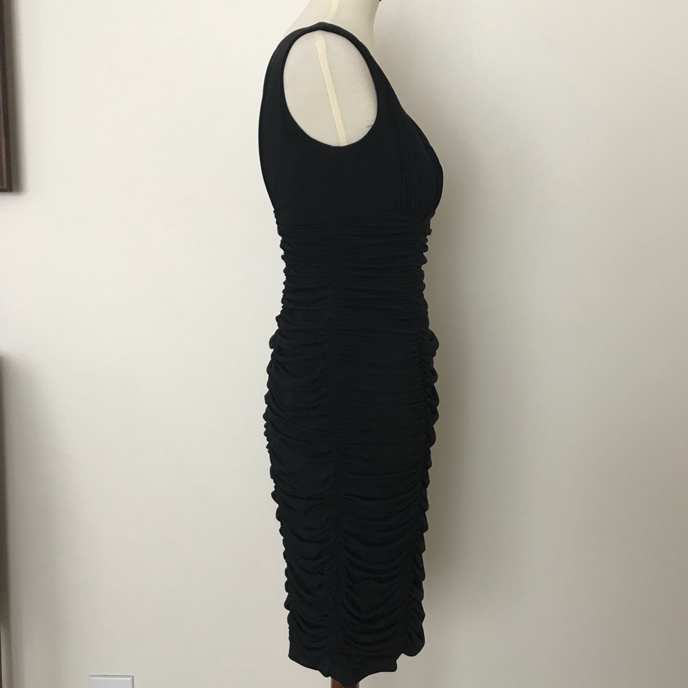 Calvin Klein ruched Black dress - Picture 6 of 8